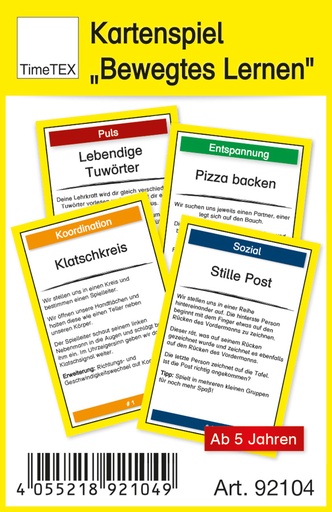 [57089] Bewegtes Lernen - Kartenspiel