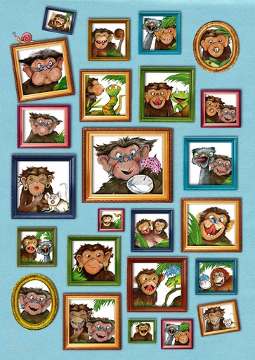 [80783] Poster "Affengalerie"