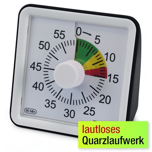 [57103] TimeTEX Zeitdauer Ampel-Uhr Tischgrösse 78x78mm