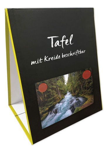 [57139] Gruppentafel 31,5 x 40 cm, schwarz/weiss 