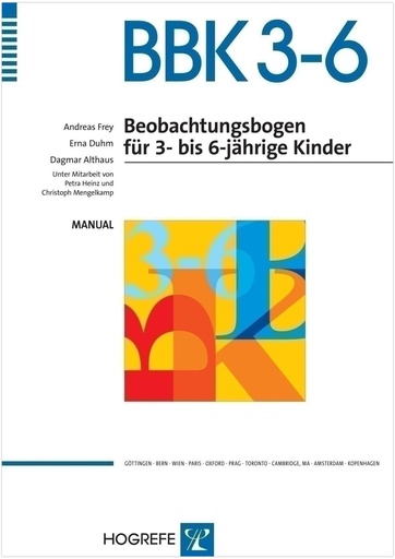 [83187] BBK 3-6 Beobachtungsbogen für 3- bis 6-jährige Kinder