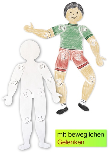 [57161] 24 Bewegliche Menschensilhouetten