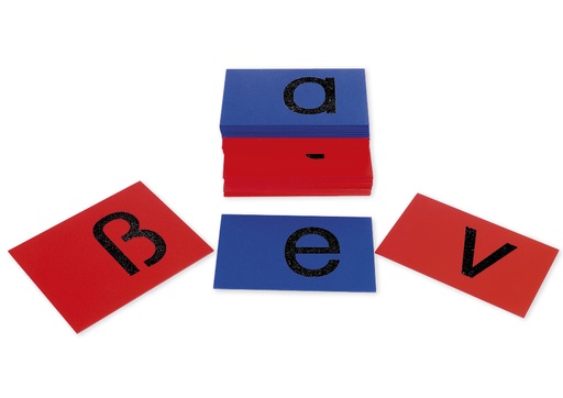 [56908] Sandpapier Kleinbuchstaben "Montessori Premium"