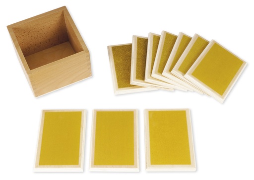 [56935] Tasttäfelchen, grob-fein "Montessori Premium"