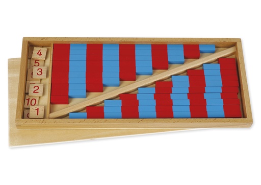 [56965] Kleine Numerische Stangen "Montessori Premium"
