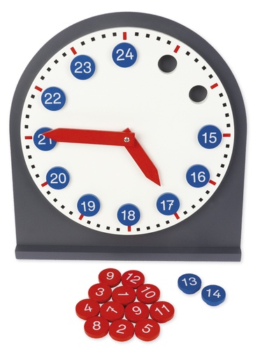 [56971] Uhr mit herausnehmbaren Ziffern "Montessori Premium"