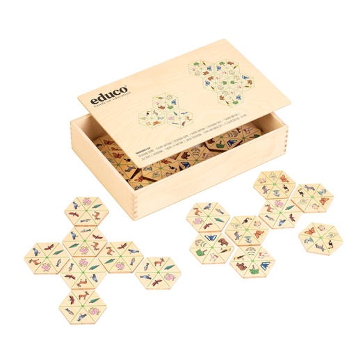 [63625] Hexagon-Spiel – Thema Natur