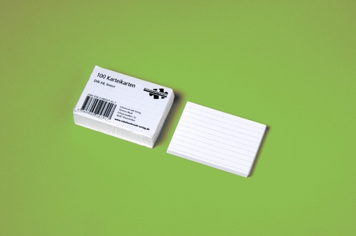 [58018] 100 Lernkarten A8, liniert