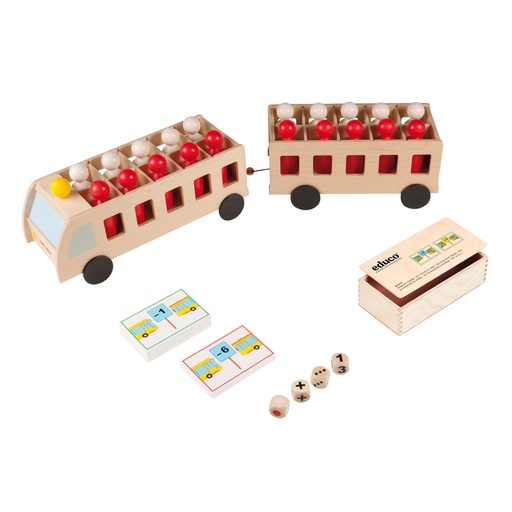 [63668] Rechen-Bus mit Anhänger - maxi