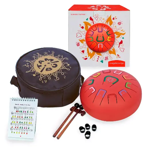 [80186] Tambu Steel Drum - Scarlet Sunset (Matt Red)