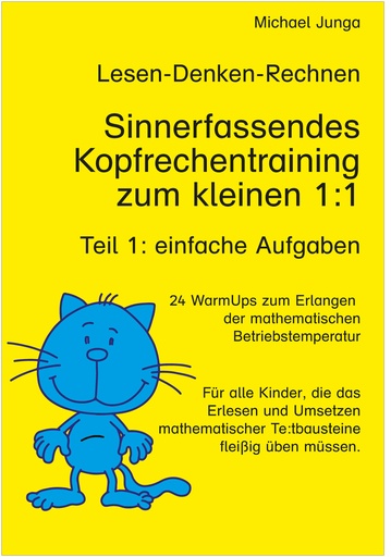 [800444] Kopfrechentraining zum kleinen 1:1, Teil 1 einfache Aufgaben PDF 
