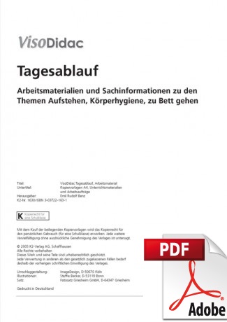 [163000] Tagesablauf Sprach- und Lesematerial PDF