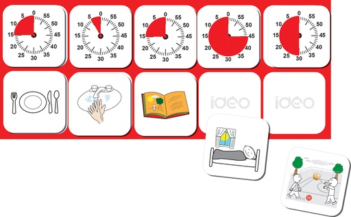 [58539] TimeTimer® Magnetplatte für 10 Piktogramme